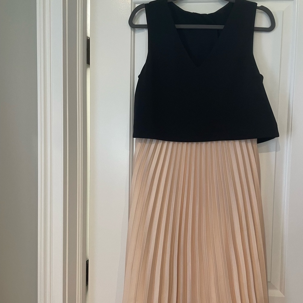 DonnaKaran New York black and cream dress - new with tags
